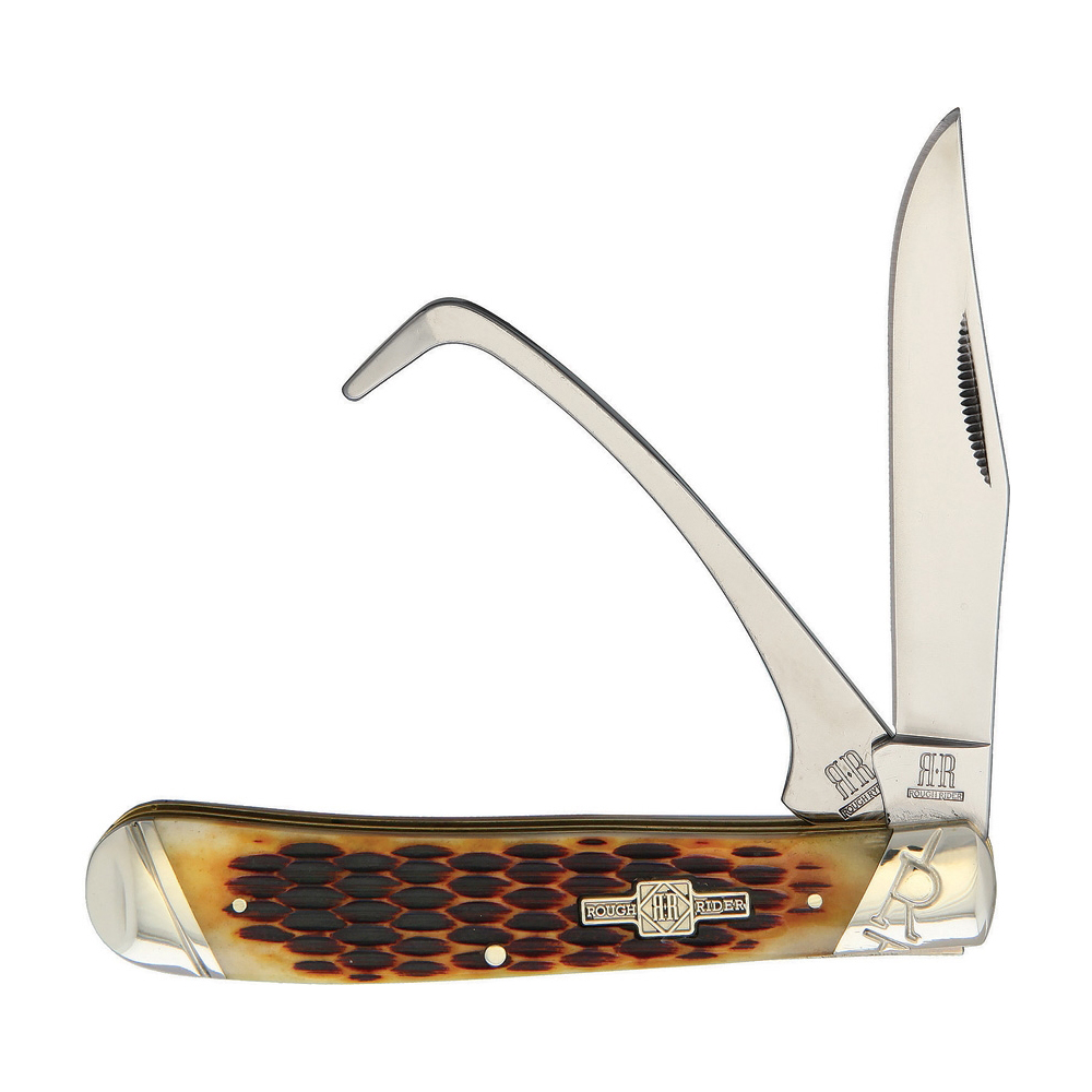 Rough Rider 1971 Equestrian Trapper Amber Bone 1