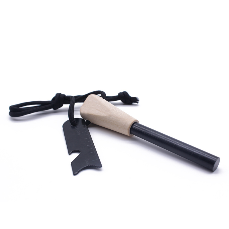 Ферородна запалка 10x70 с дървена дръжка и мулти страйкър 3