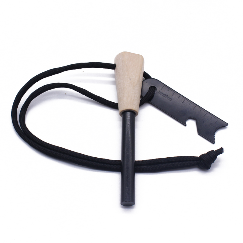 Ферородна запалка 10x70 с дървена дръжка и мулти страйкър 1