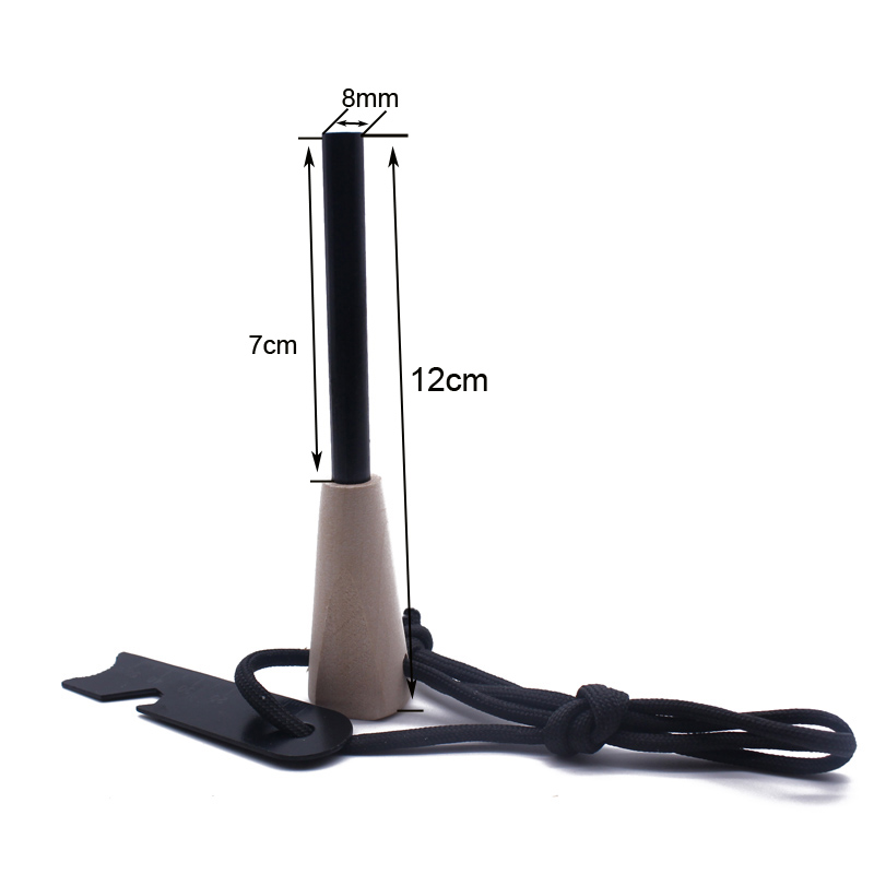 Ферородна запалка 8 x 70 с дървена дръжка и мулти страйкър 4