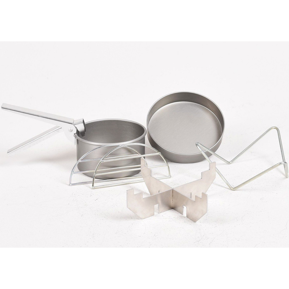 Ghillie Kettle THE ADVENTURER &amp; COOK KIT - HARD ANODISED 2