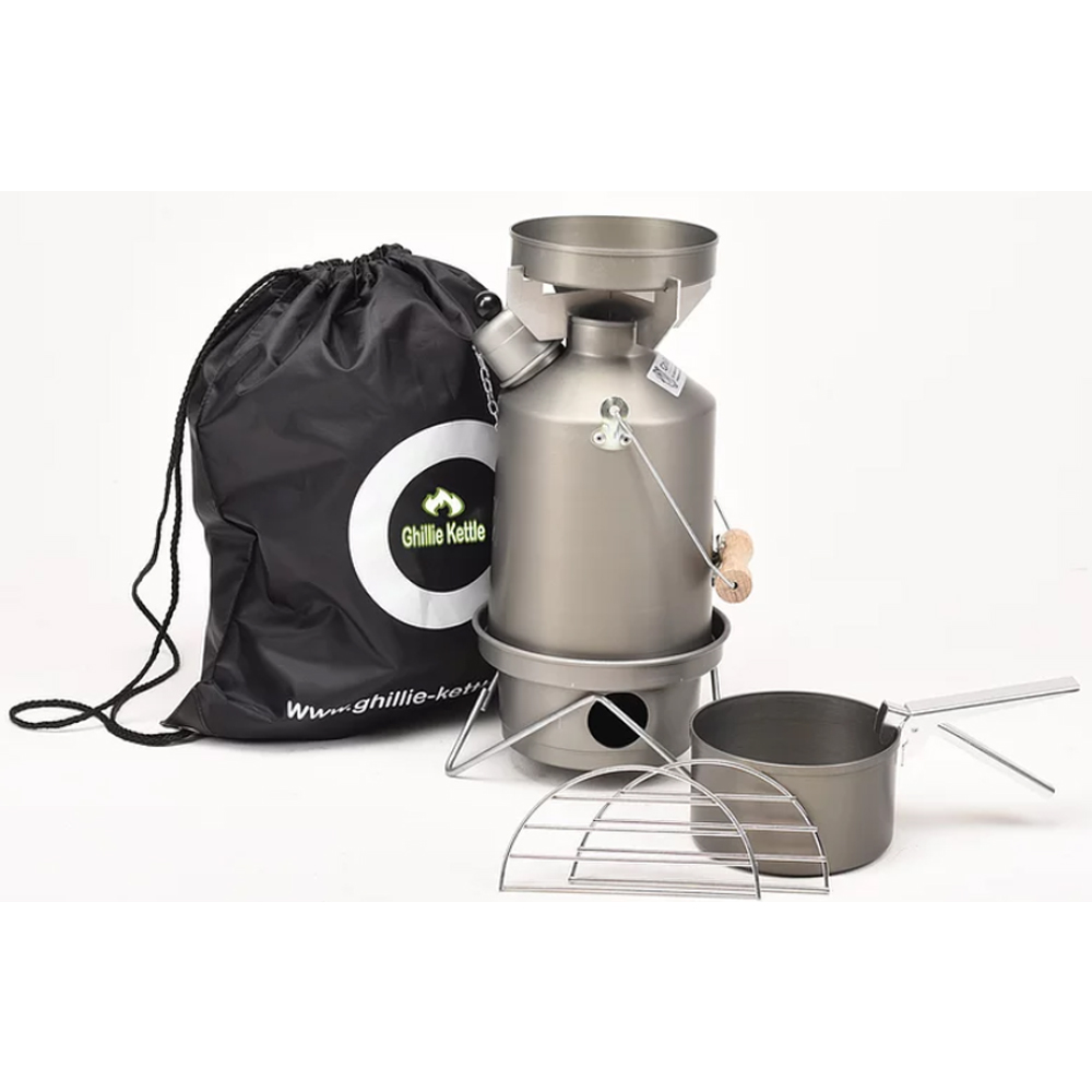 Ghillie Kettle THE EXPLORER &amp; COOK KIT - HARD ANODISED 1