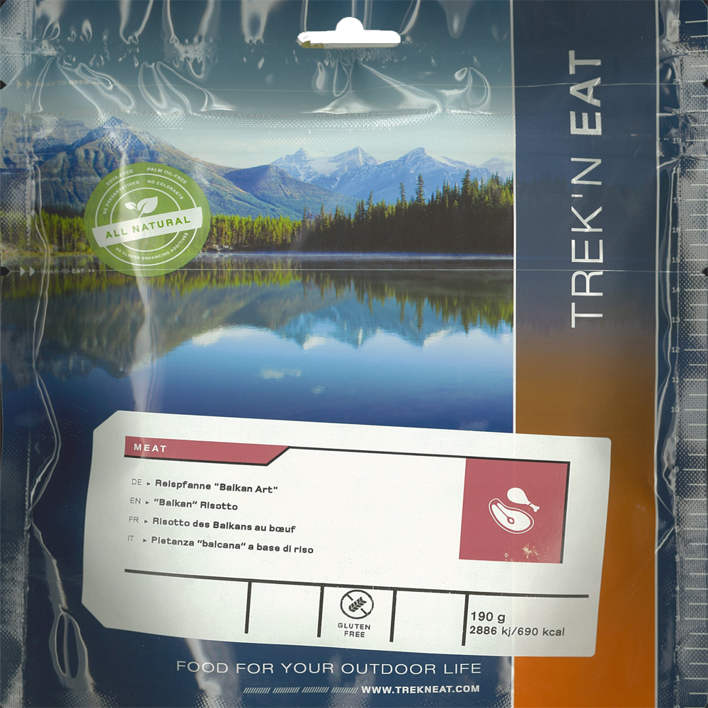 Trek’n Eat Балканско ризото-Месо 1