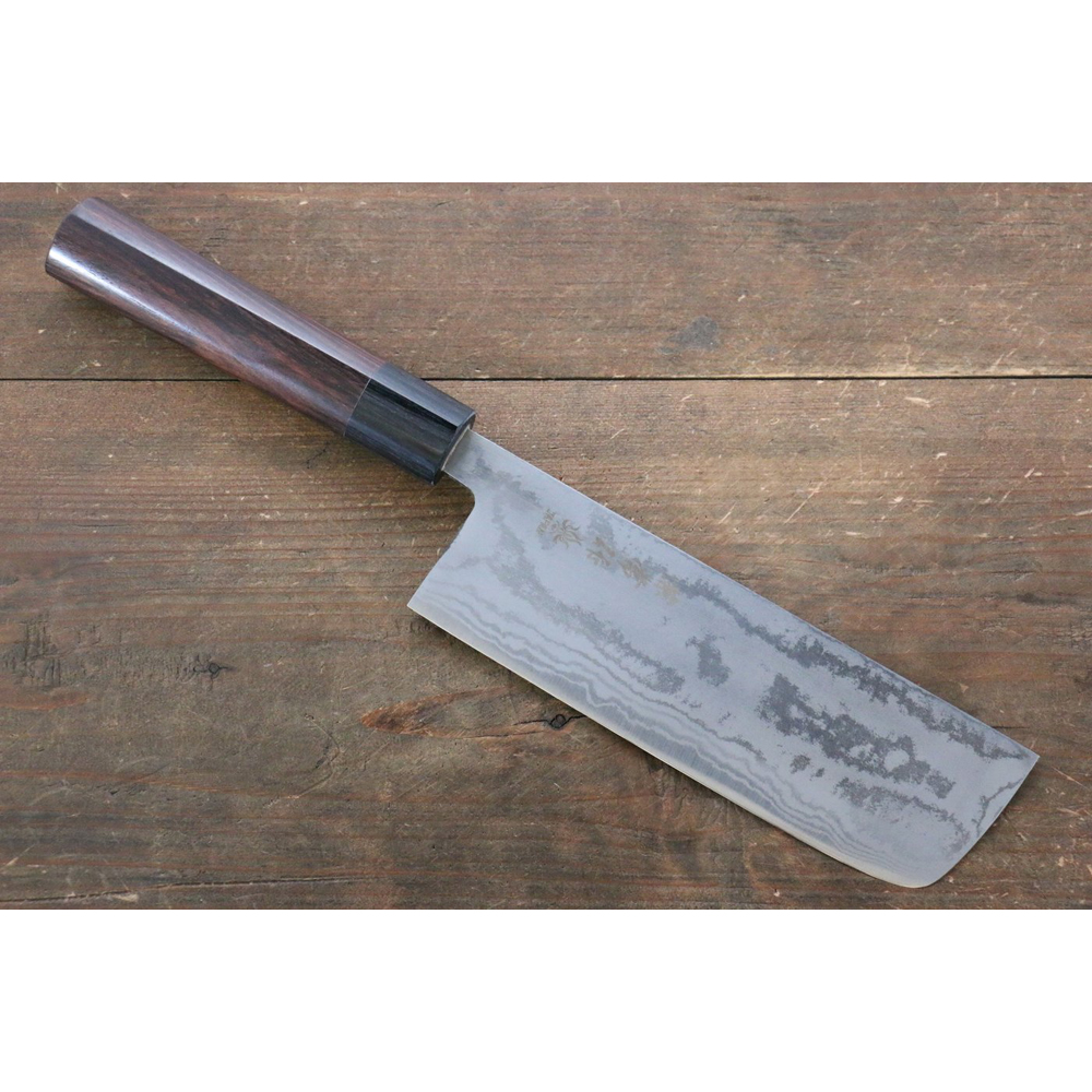 Kanetsune Nakiri Zen-Bokashi Damascus Blade KC-463 2