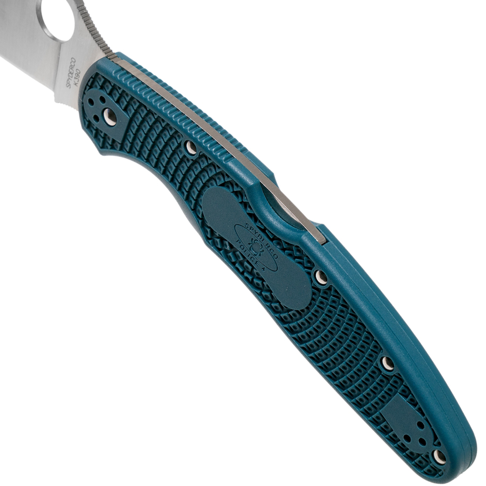 Spyderco Police 4,Blue FRN, K 390 7