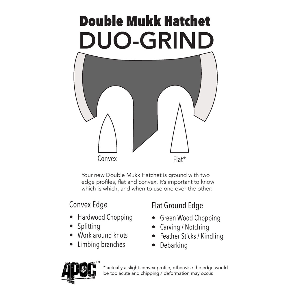 Брадва APOC Double Mukk Hatchet 5