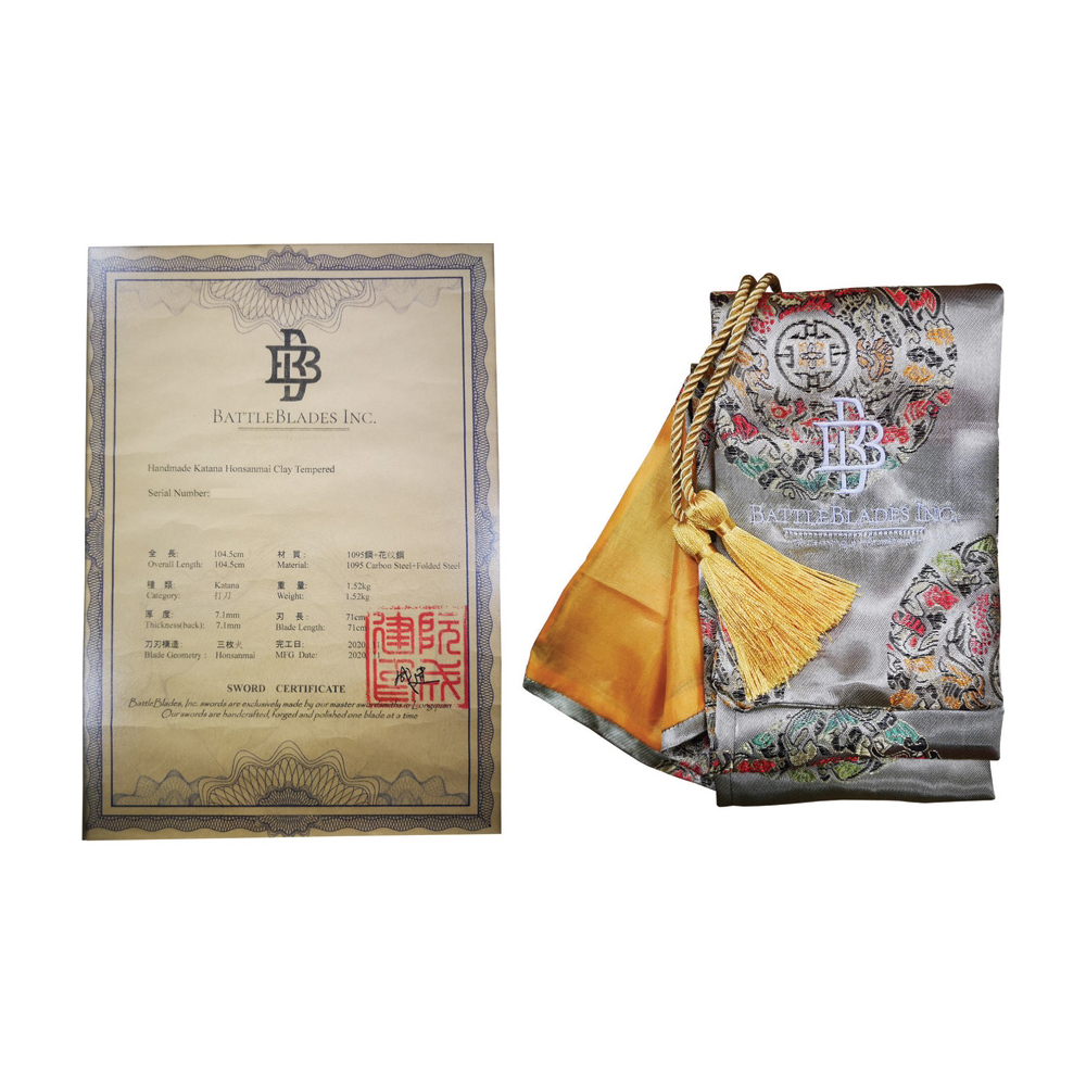 Меч BattleBlades Zugaikotsu Honsanmai Shinken 4