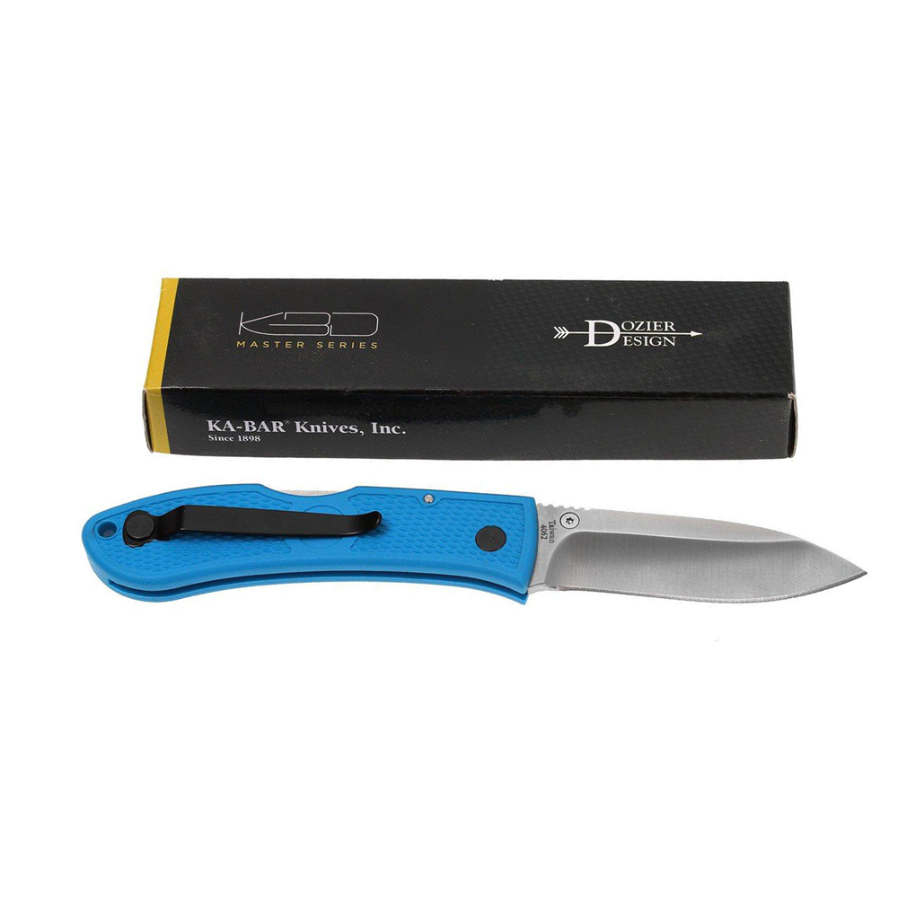KA-BAR Dozier Folding Hunter Blue 4062BL 9