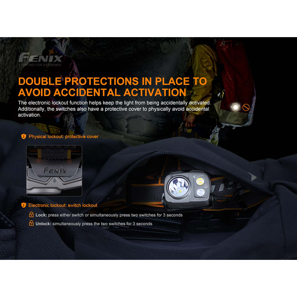 Челна лампа Fenix ​​HP25R V2.0 10