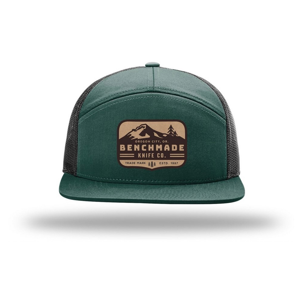 Шапка Benchmade 50067 Dark Green Mens Knife CO. 7-Panel Hat 1