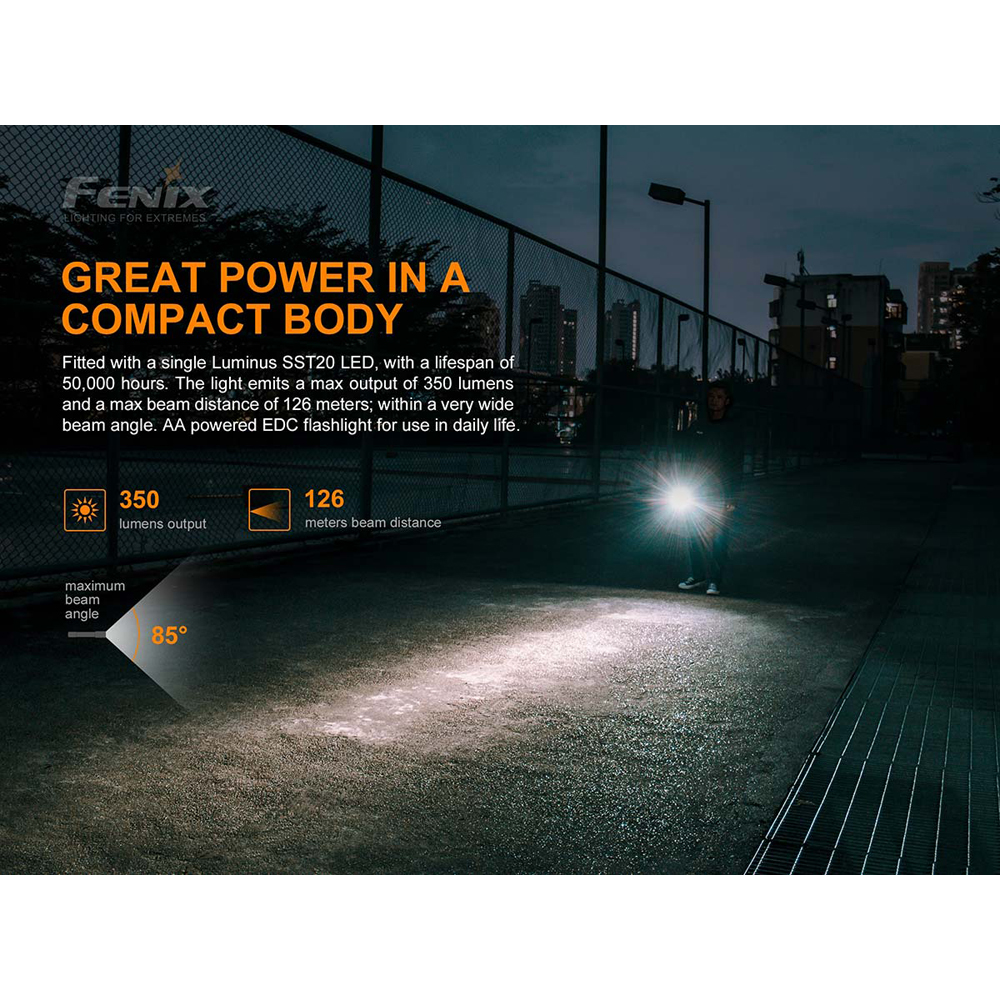 Фенерче Fenix E20 V2.0 AA 2