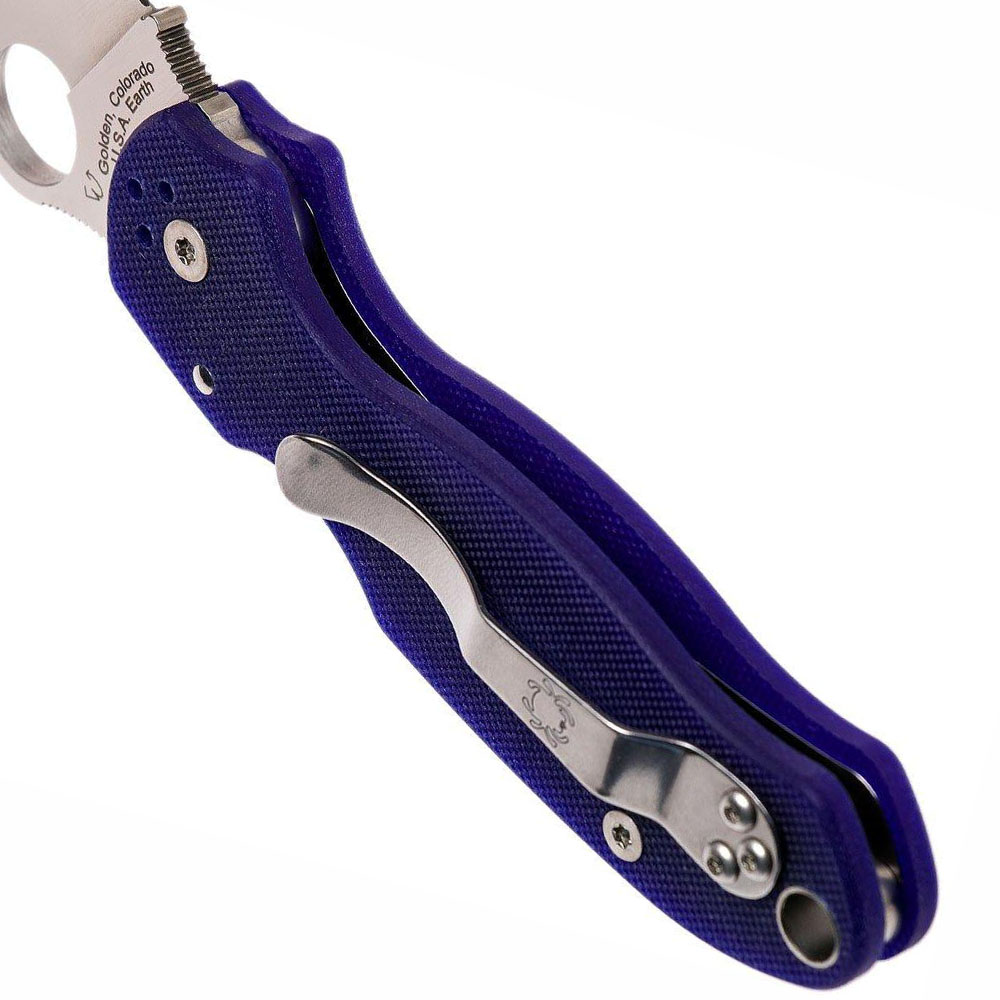 Spyderco Para 3 S110V Dark Blue C223GPDBL 5