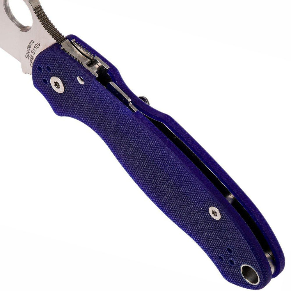 Spyderco Para 3 S110V Dark Blue C223GPDBL 7