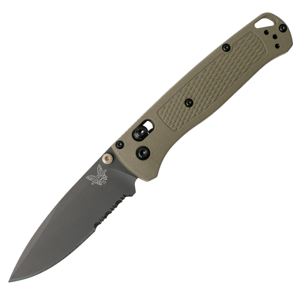 Benchmade 535SGRY-1 Bugout Ranger Green Serrated 1
