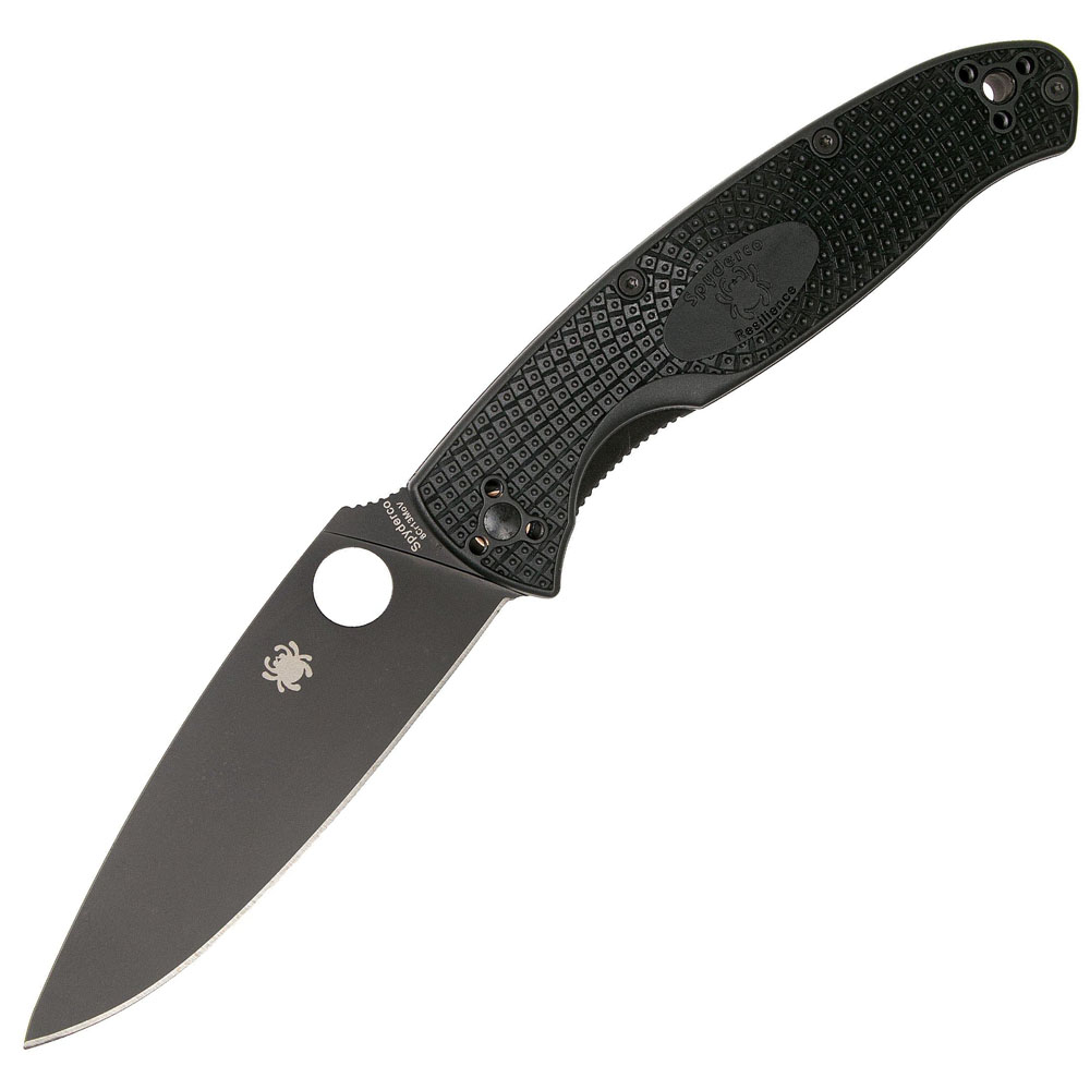 Spyderco Resilience Lightweight Black C142PBBK FRN 1