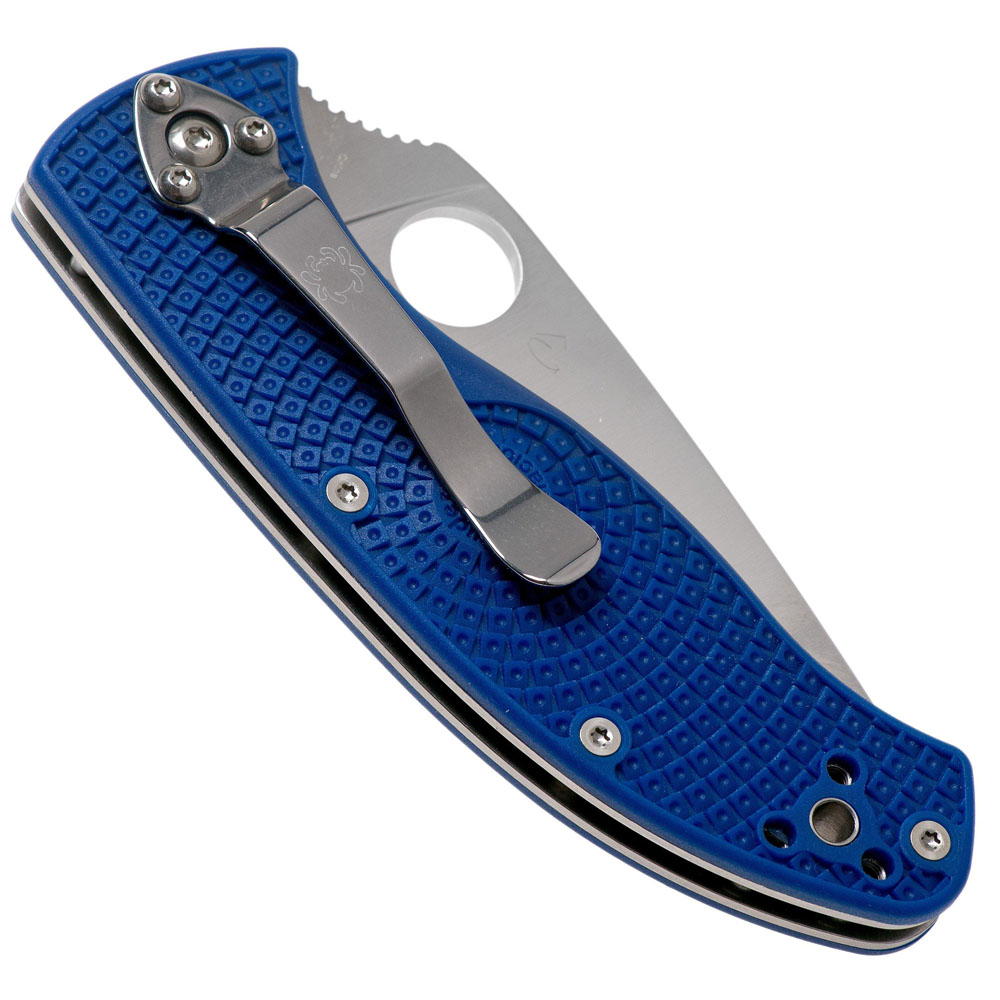 Spyderco TENACIOUS SERRATED LIGHTWEIGHT BLUE CPM S35VN 4