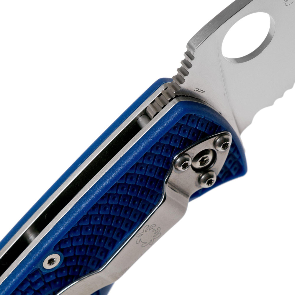 Spyderco TENACIOUS SERRATED LIGHTWEIGHT BLUE CPM S35VN 6