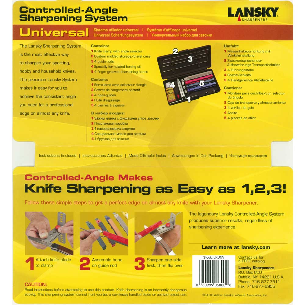 Универсална заточваща система Lansky Universal Knife Sharpening System 7