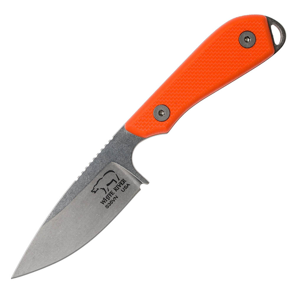 White River Knives M1 Backpacker Pro Orange G10, Kydex 1
