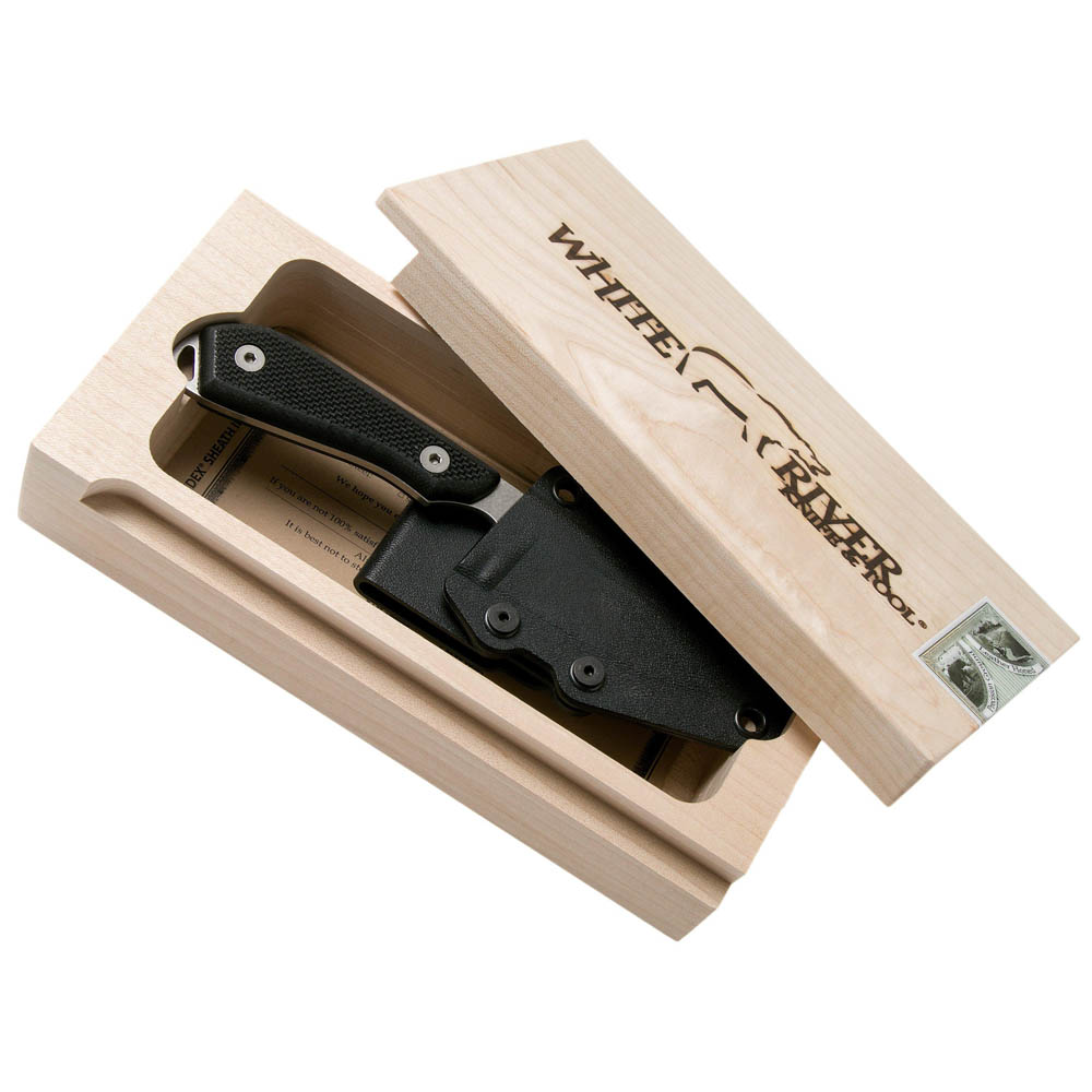 White River Knives M1 Backpacker Pro Black G10, Kydex 8