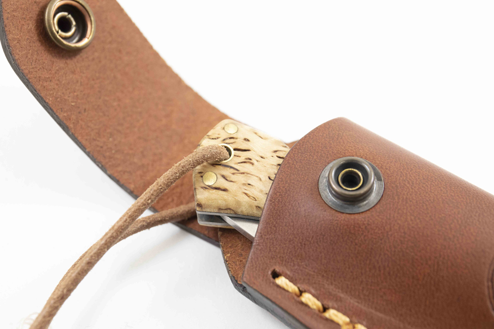 Калъф Casstrom Lars Falt Folding Knife Pouch - Cognac 3