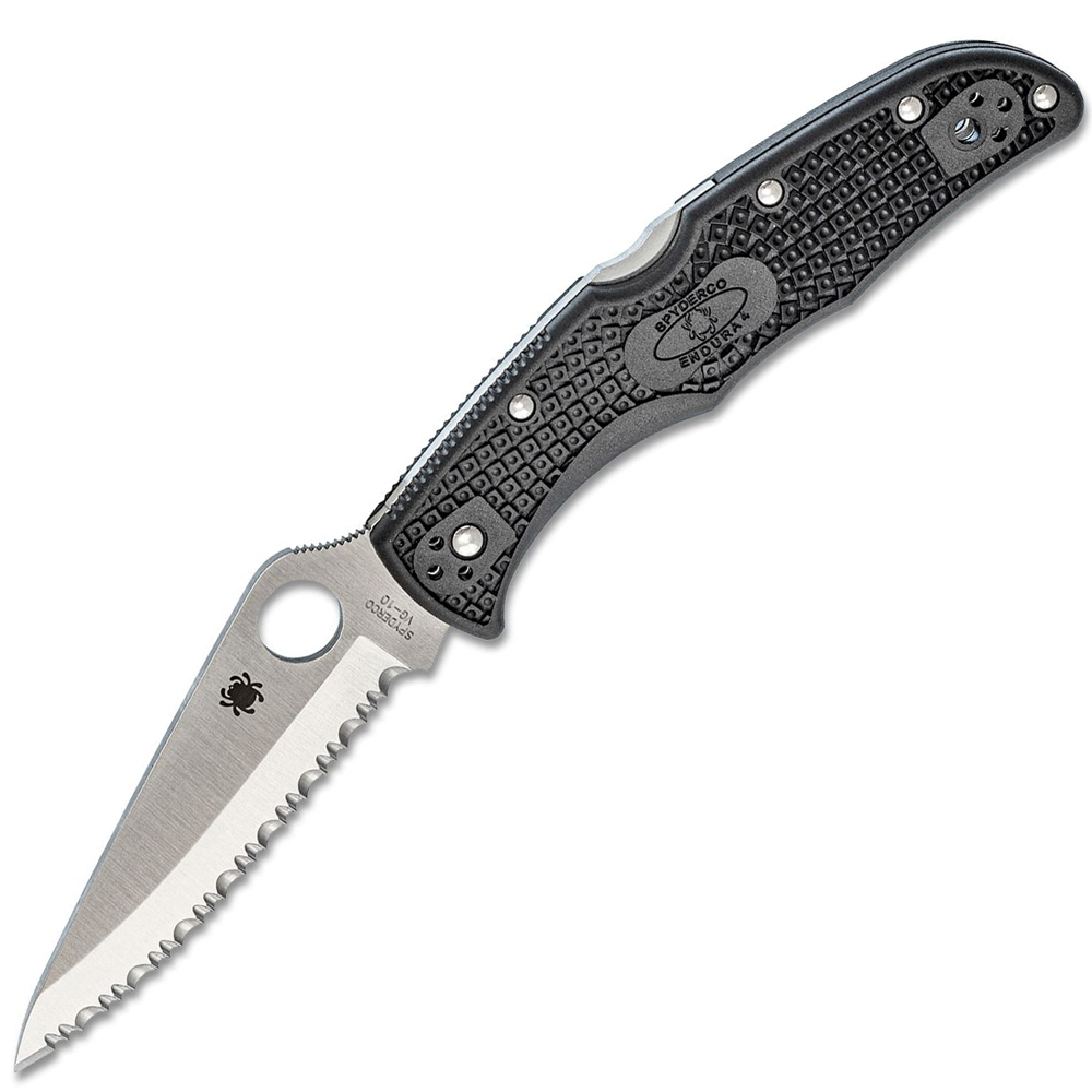 Spyderco C10SBK Endura 4, FRN Black 1