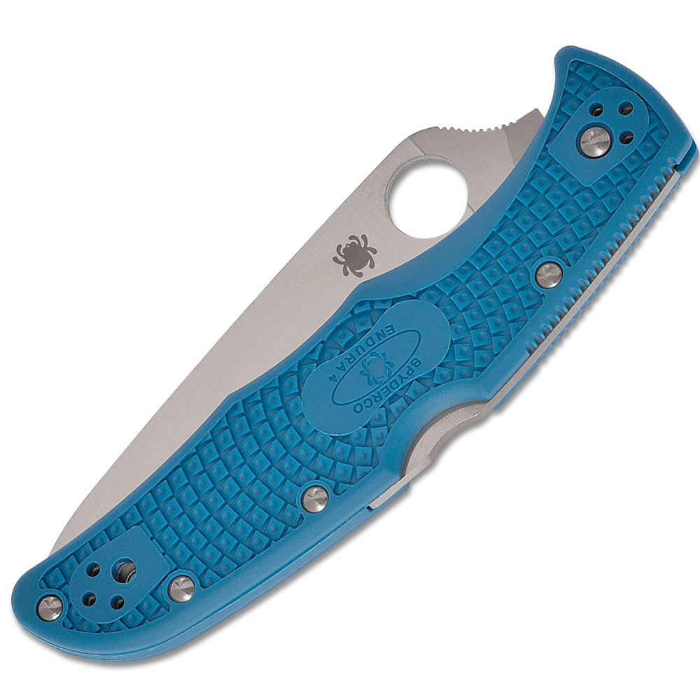 Spyderco C10FPBL Endura 4 - Flat Ground, FRN Blue 2