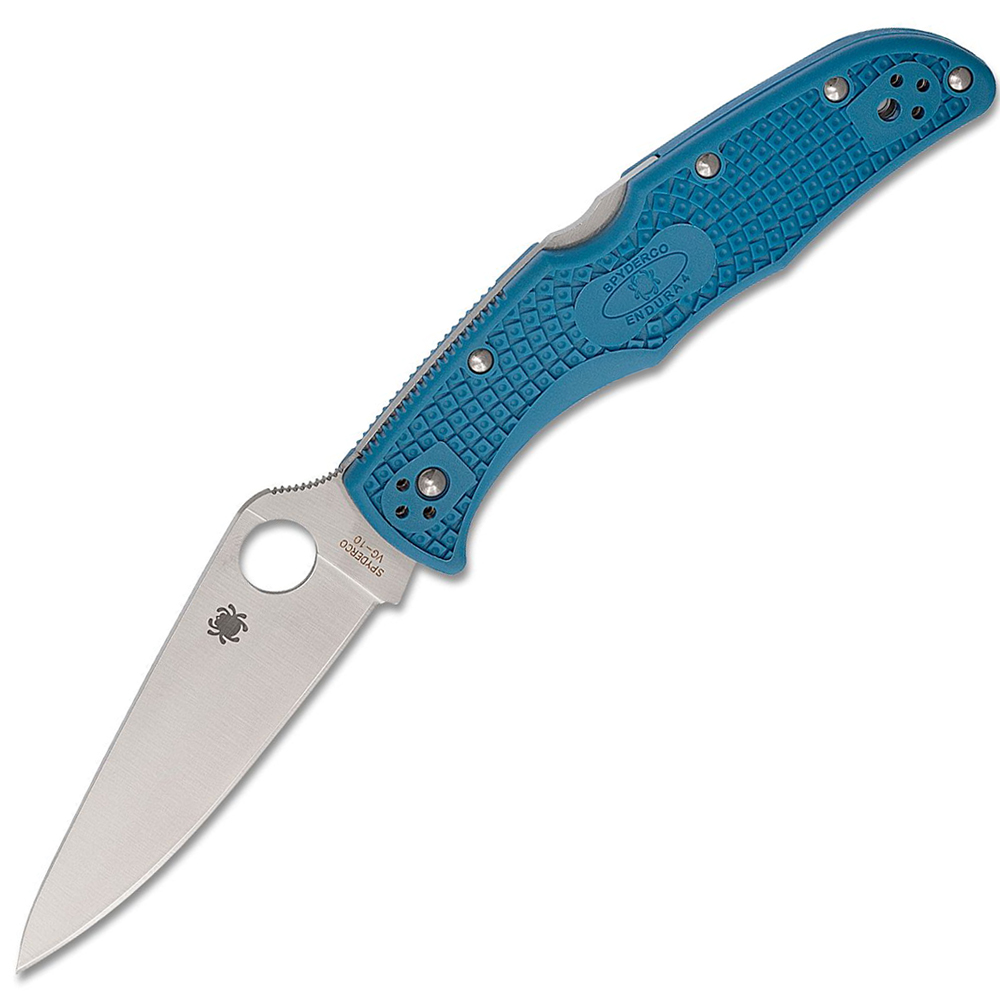 Spyderco C10FPBL Endura 4 - Flat Ground, FRN Blue 1