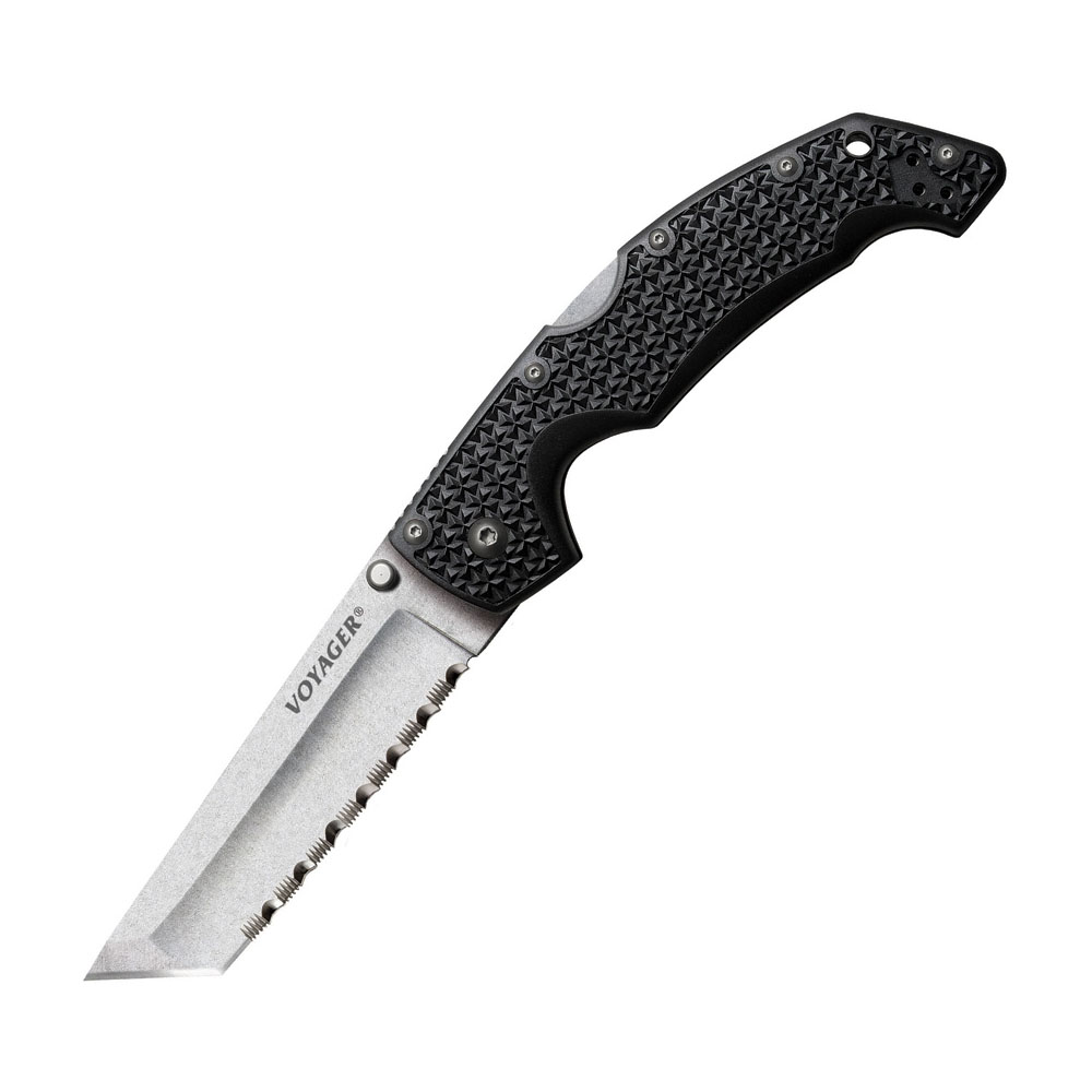 Cold Steel 29ATS Voyager Large Tanto Serrated AUS10A 1
