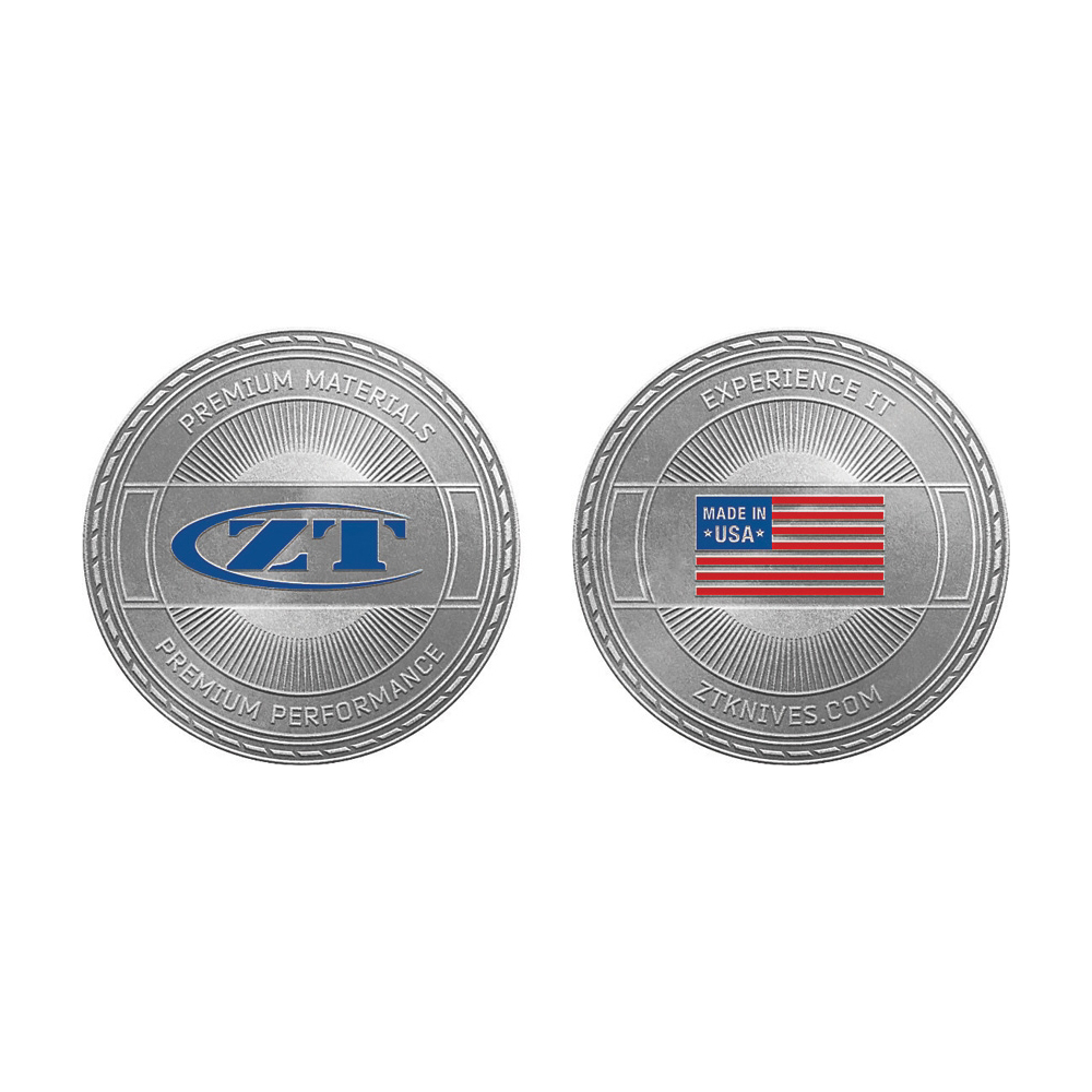Монета Zero Tolerance ZT Challenge Coin 3