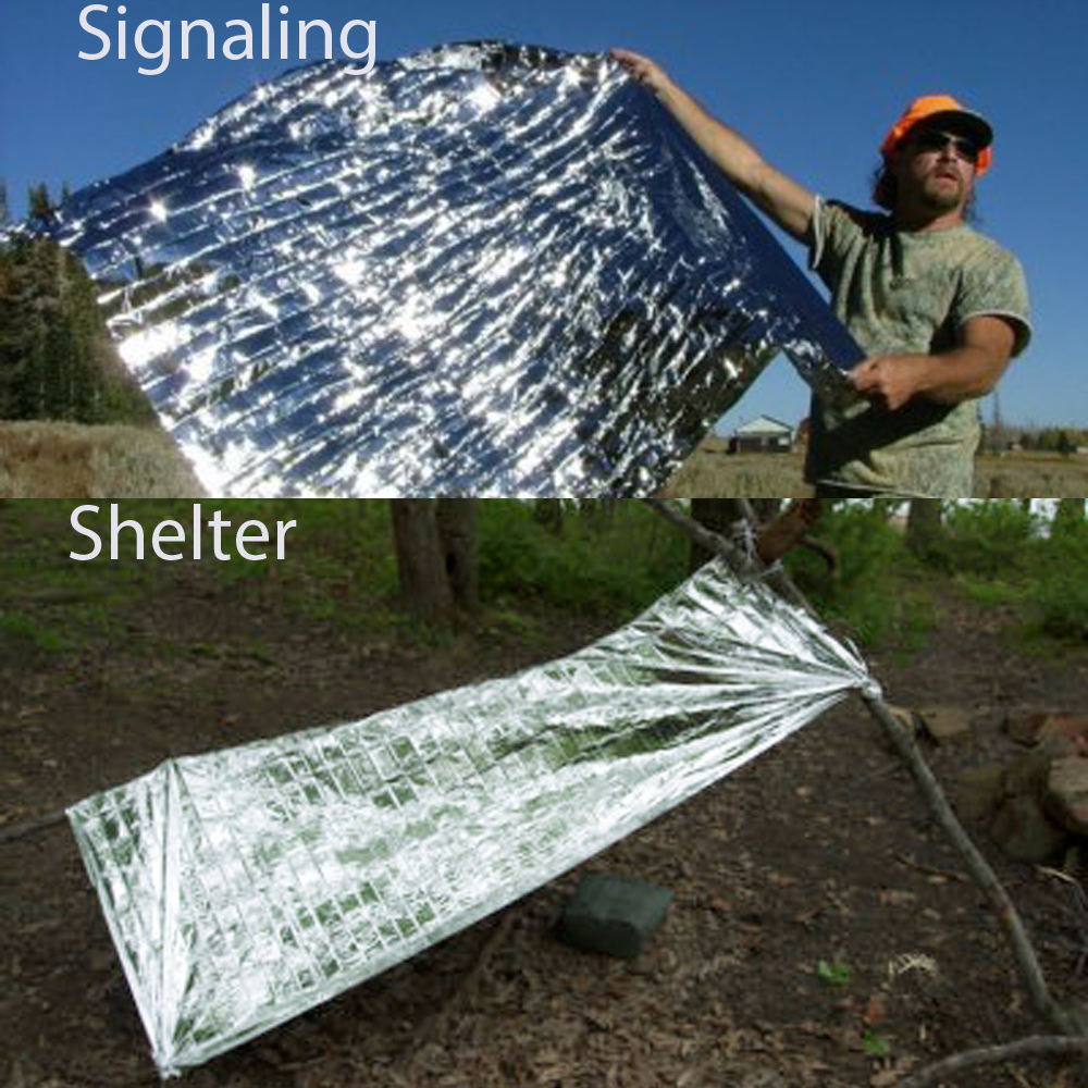 Аварийно термо одеяло EMERGENCY BLANKET - Silver 130 x 210 см 3