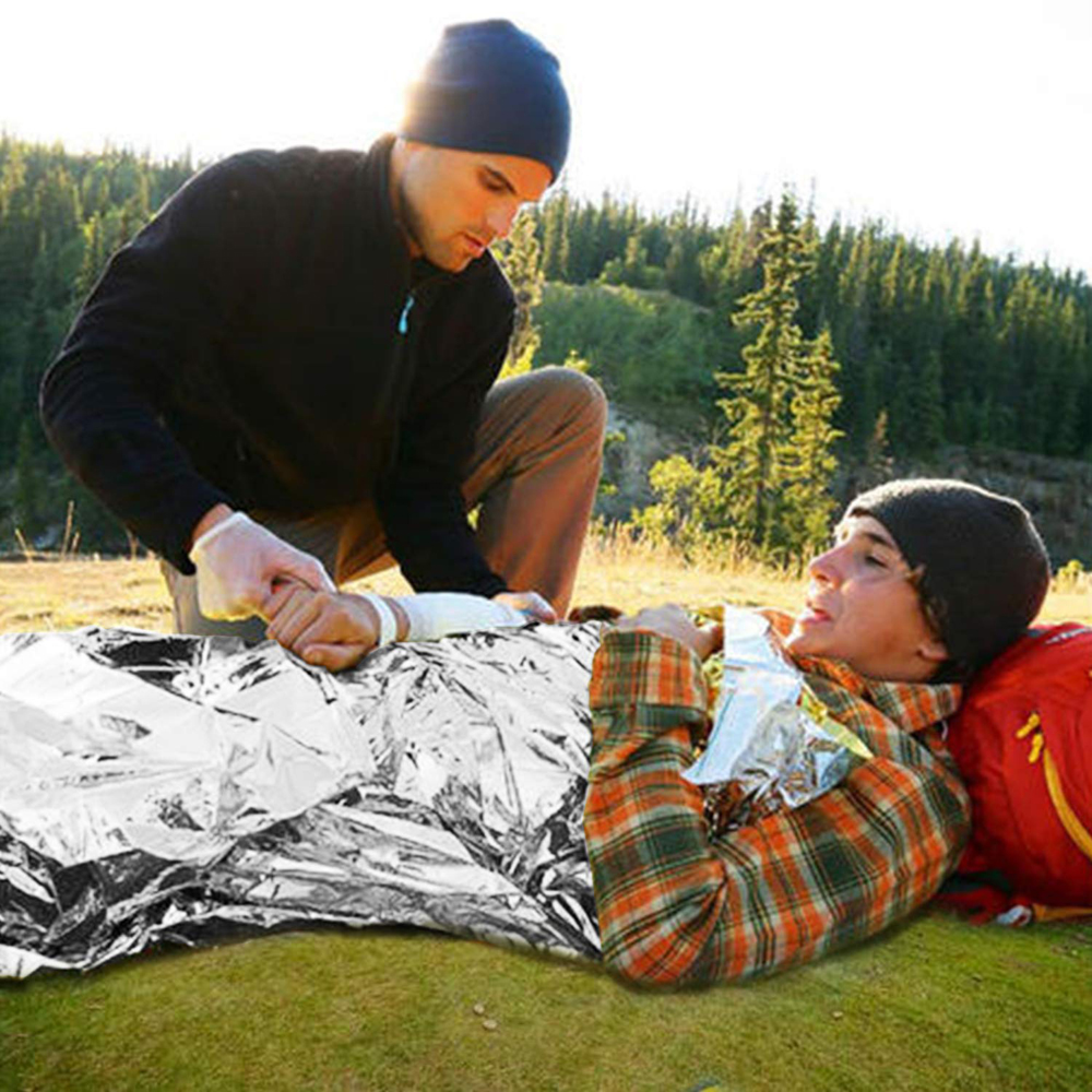 Аварийно термо одеяло EMERGENCY BLANKET - Silver 130 x 210 см 8