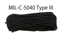 Паракорд MIL-C-5040 Type III Military Spec Paracord 30м Black