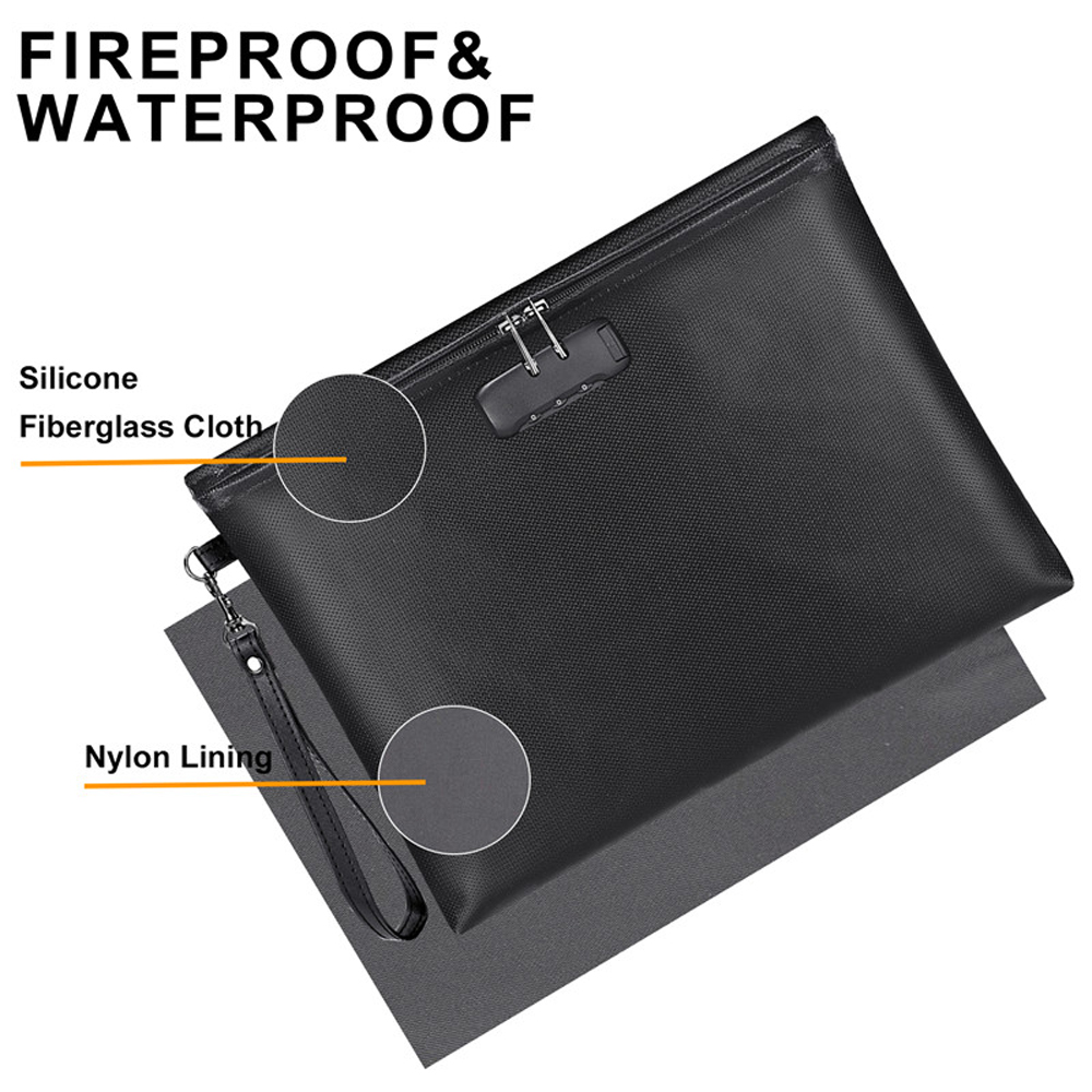 Огнеустойчива чанта  Fireproof and Water Resistant Document Bag 5