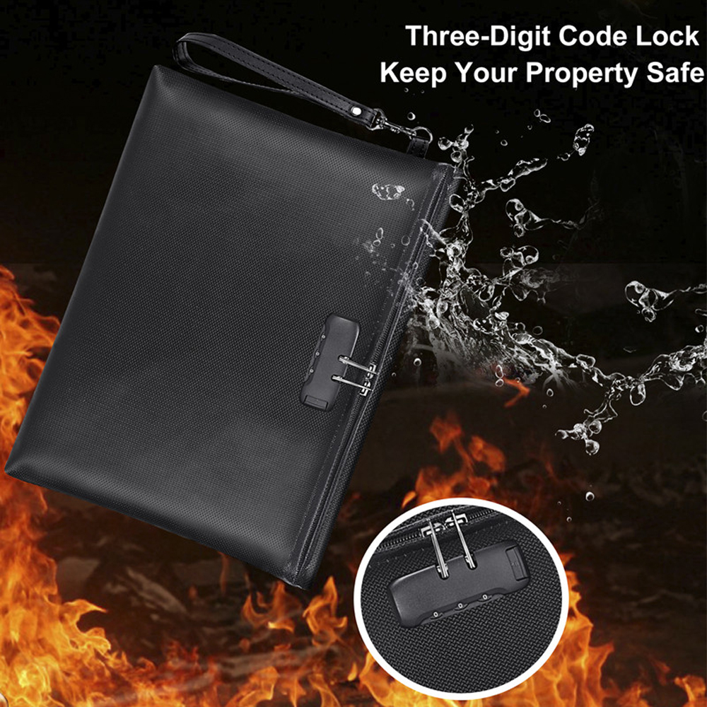 Огнеустойчива чанта  Fireproof and Water Resistant Document Bag 4
