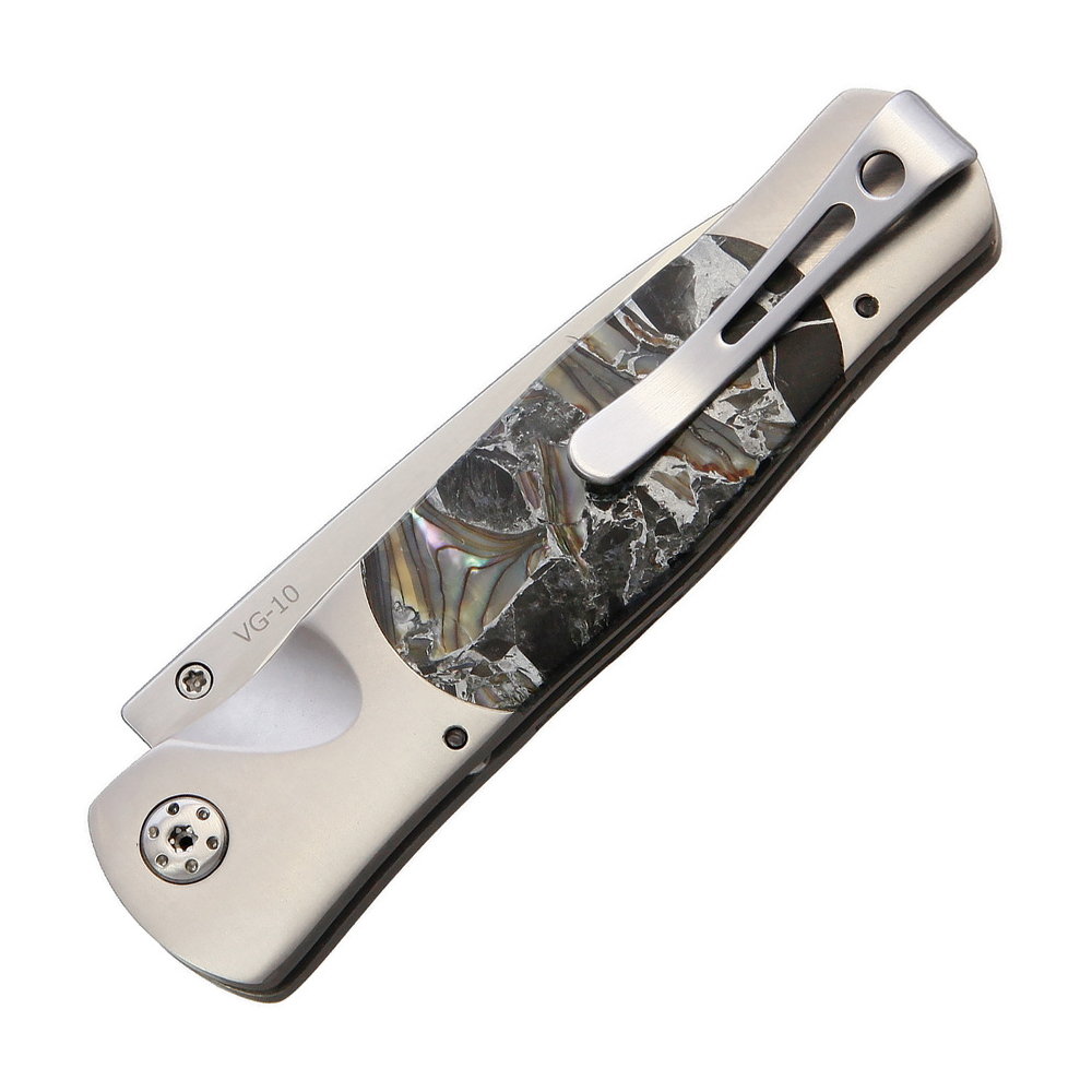 Santa Fe Stoneworks SFSW04 Tesoro Button Lock Obsidian 2