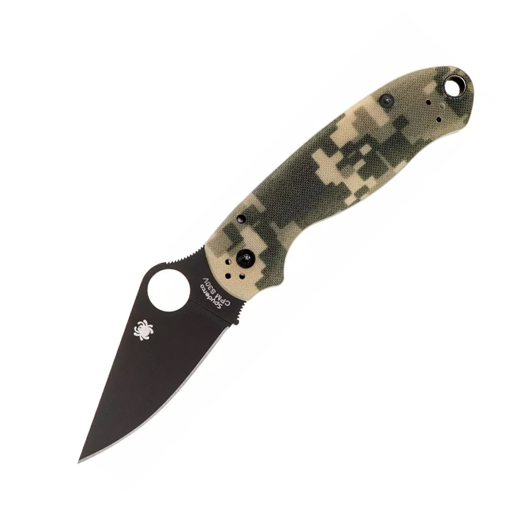 Spyderco Para 3 Camo Black C223GPCMOBK 1