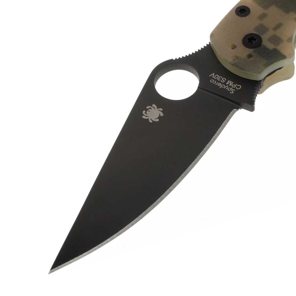 Spyderco Para Military 2 Camo Black C81GPCMOBK2 4