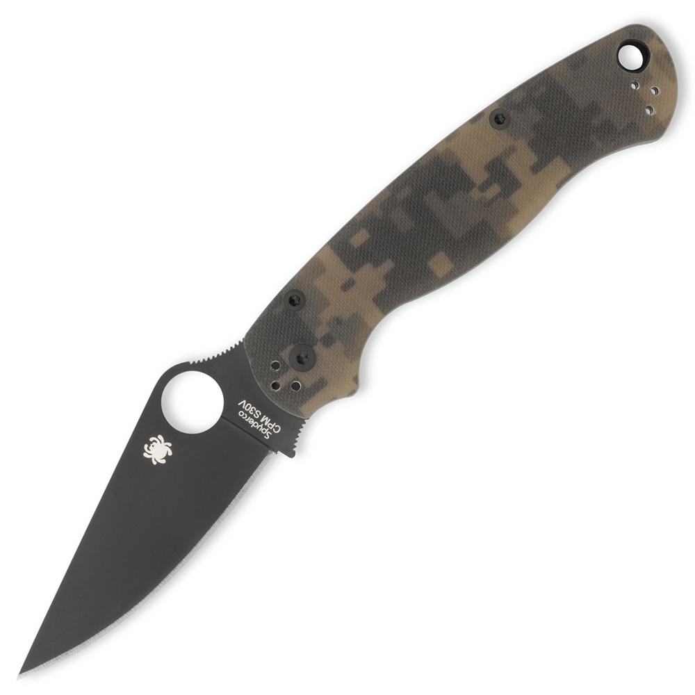 Spyderco Para Military 2 Camo Black C81GPCMOBK2 1