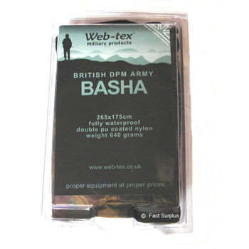 Камуфлажно платнище WEB-TEX BRITISH ARMY BASHA  3