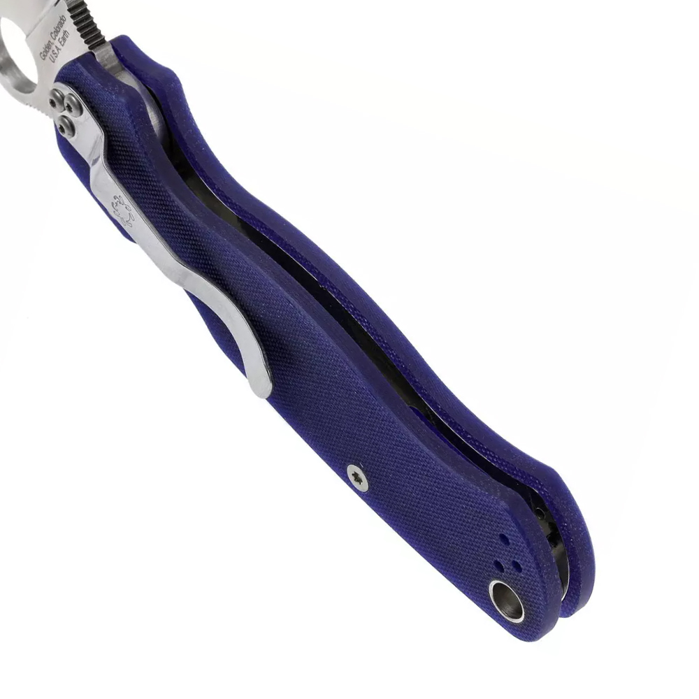 Spyderco C81GPDBL2 Para Military 2 Dark Blue CPM S110V  5