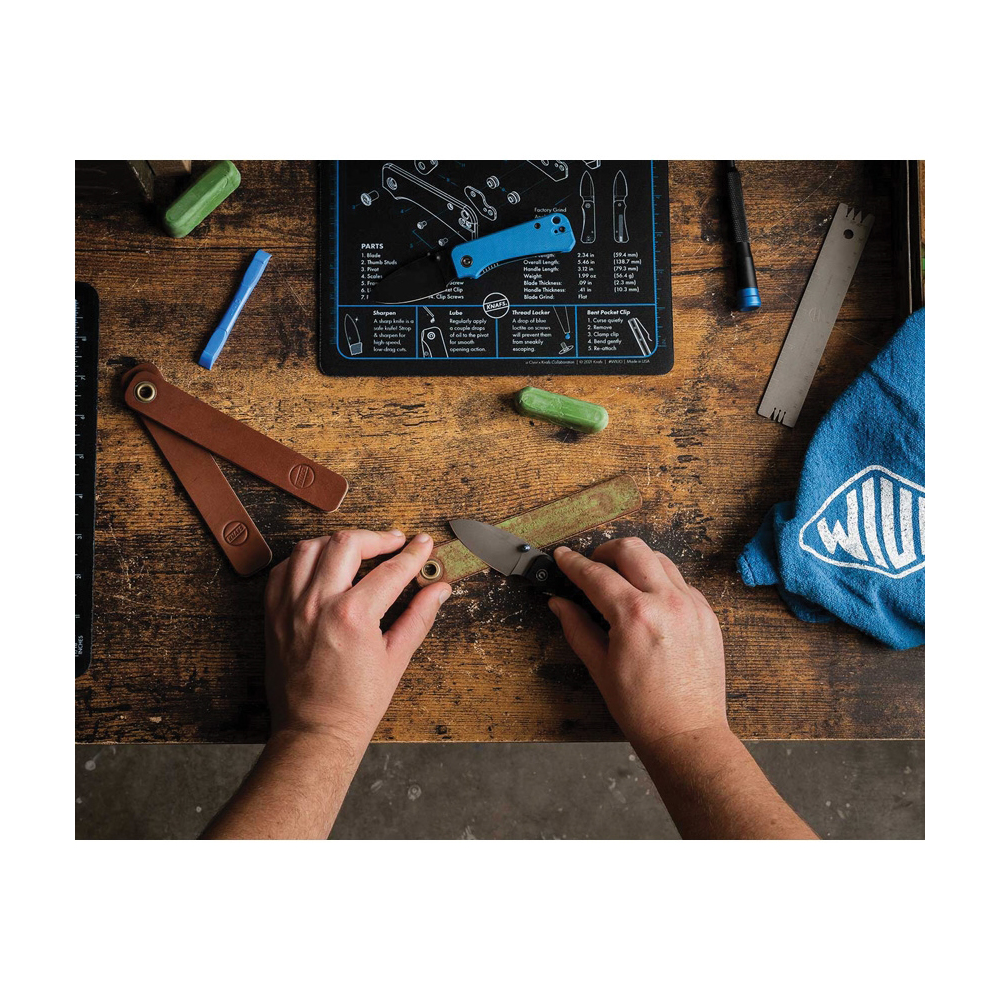 Кожен строп и паста Knafs Co. Leather Strop and Compound 3