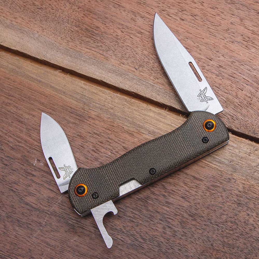 Benchmade Weekender 317-1 Slipjoint OD Micarta 6