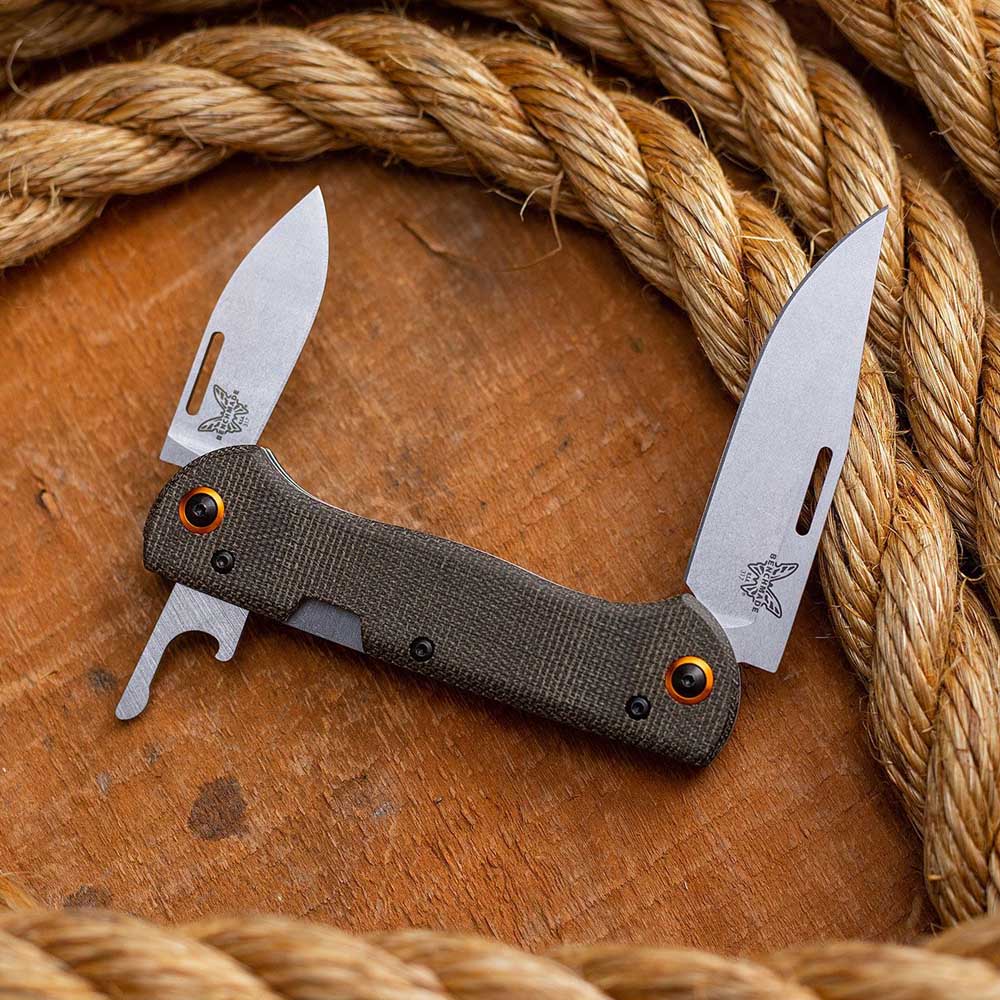 Benchmade Weekender 317-1 Slipjoint OD Micarta 7