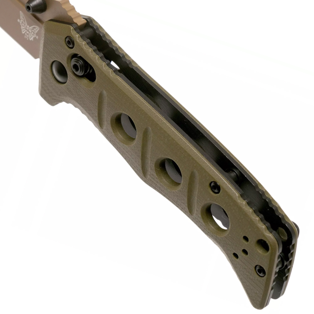 Benchmade 273FE-2 Sibert Mini Adamas OD Green G10 Flat Earth 7