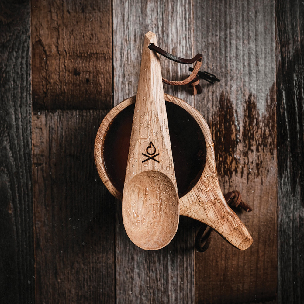 Дървена лъжица Uberleben Kanu Wood Spoon 4