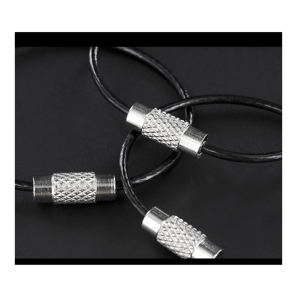 Ключодържател Everyman Cable Key Rings Black 3 Pack 2