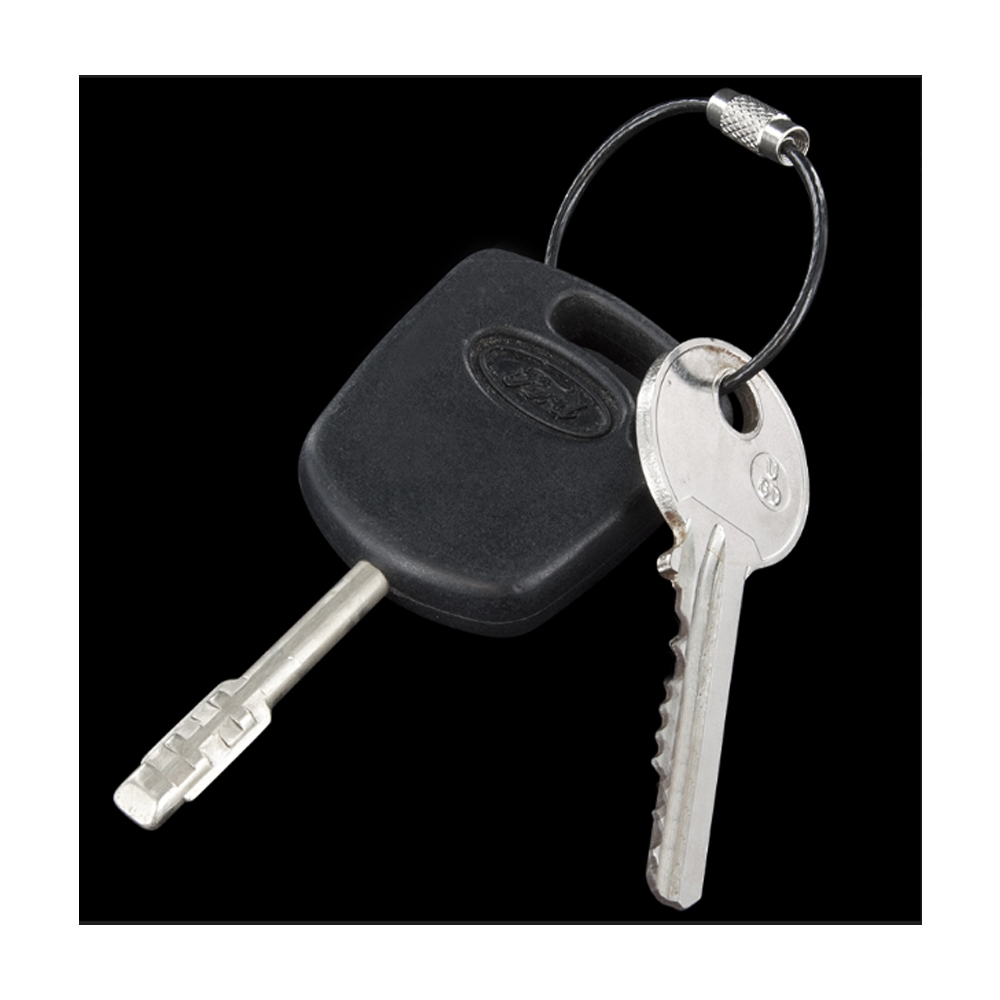 Ключодържател Everyman Cable Key Rings Black 3 Pack 5