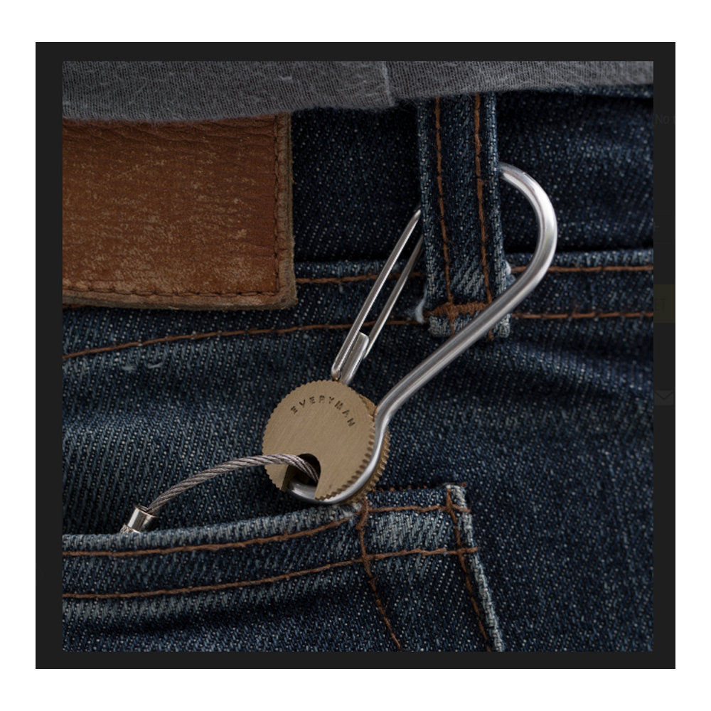 Ключодържател Everyman Cable Key Rings Black 3 Pack 6