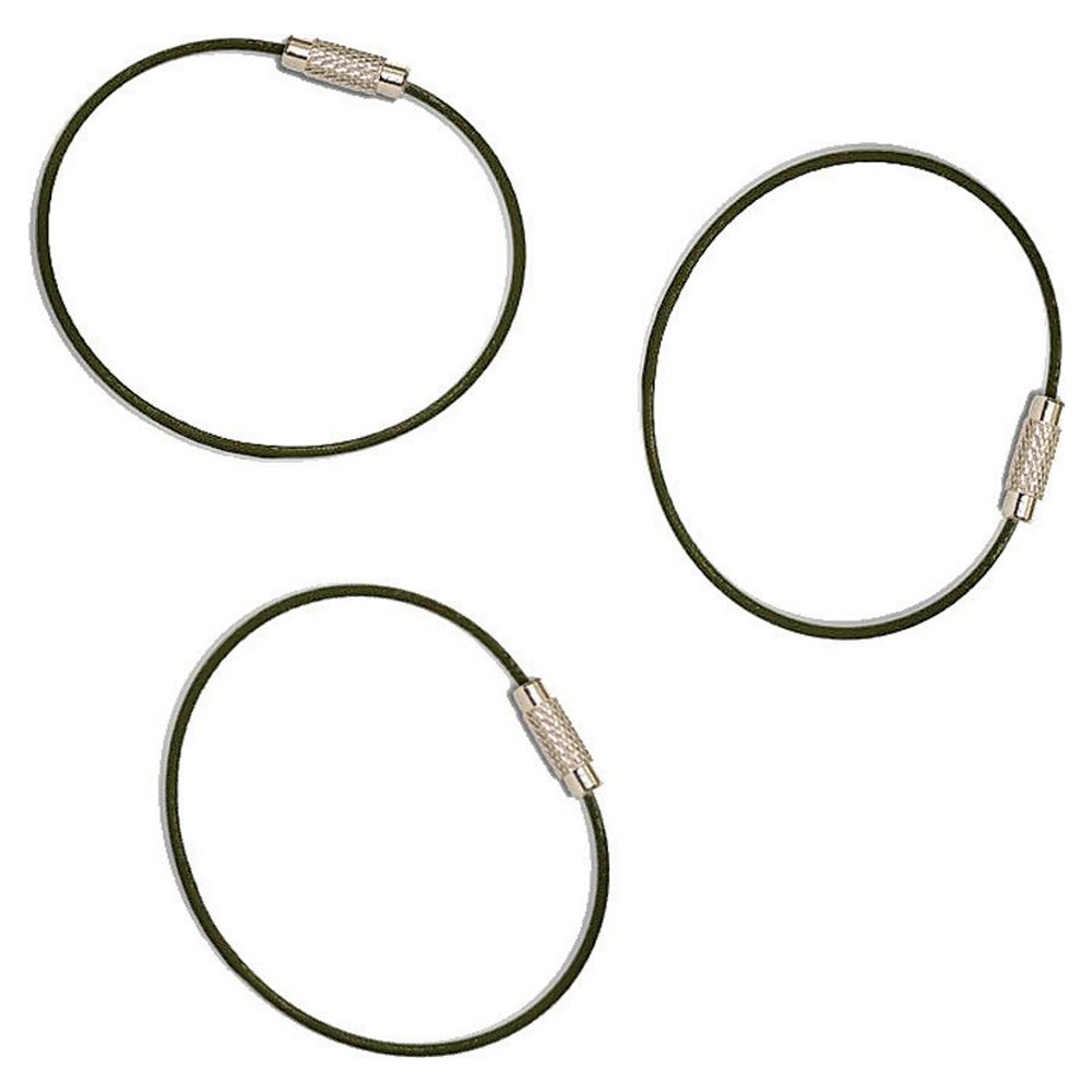 Ключодържател Everyman Cable Key Rings Black 3 Pack 1